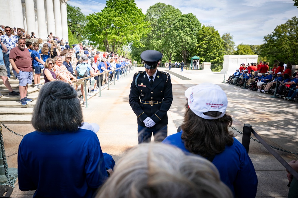 All Female Honor Flight Visits ANC