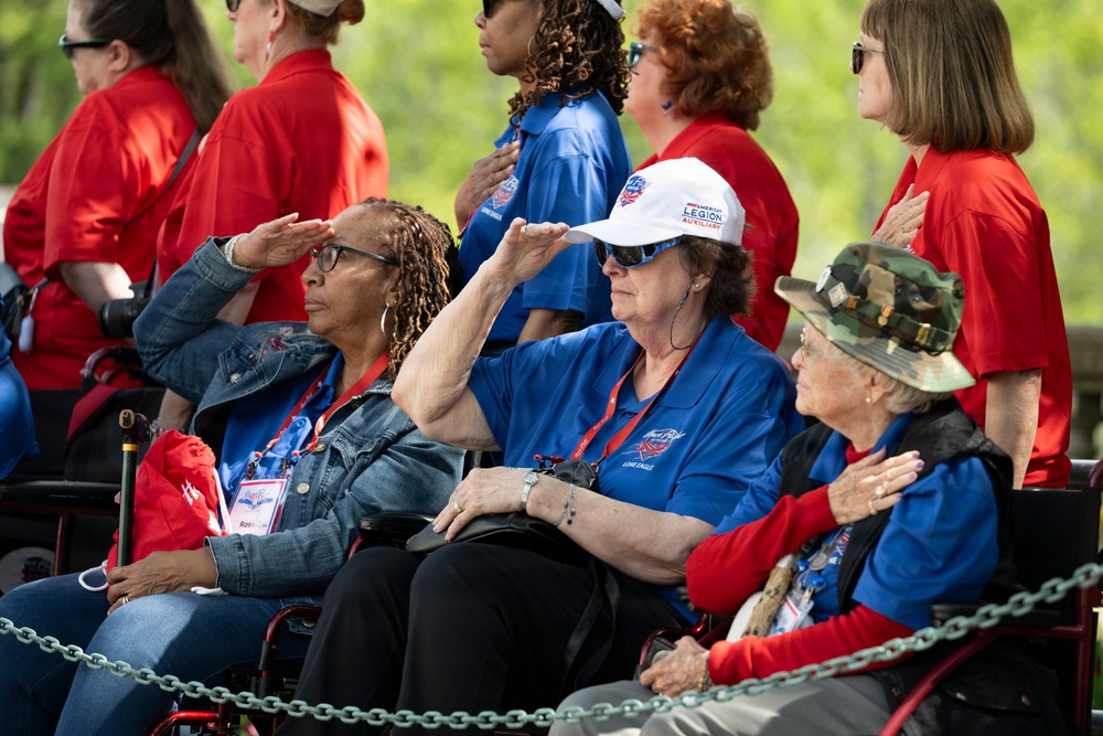 All Female Honor Flight Visits ANC