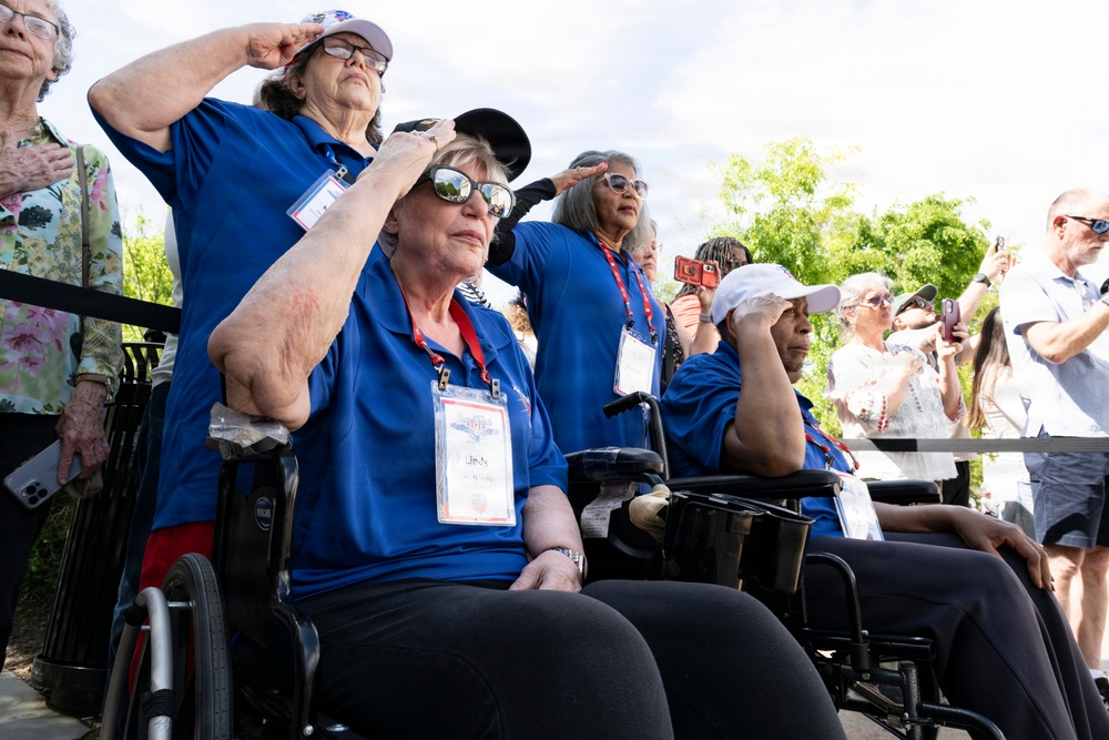 All Female Honor Flight Visits ANC