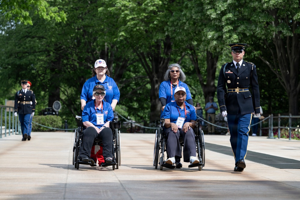 All Female Honor Flight Visits ANC