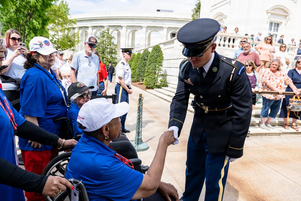All Female Honor Flight Visits ANC