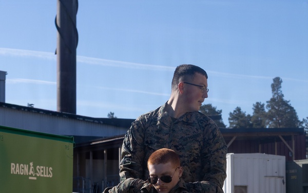 U.S. Marines complete Combat Medical Care training in Scandinavia