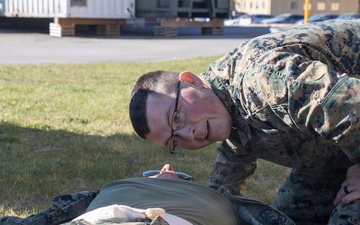 U.S. Marines complete Combat Medical Care training in Scandinavia