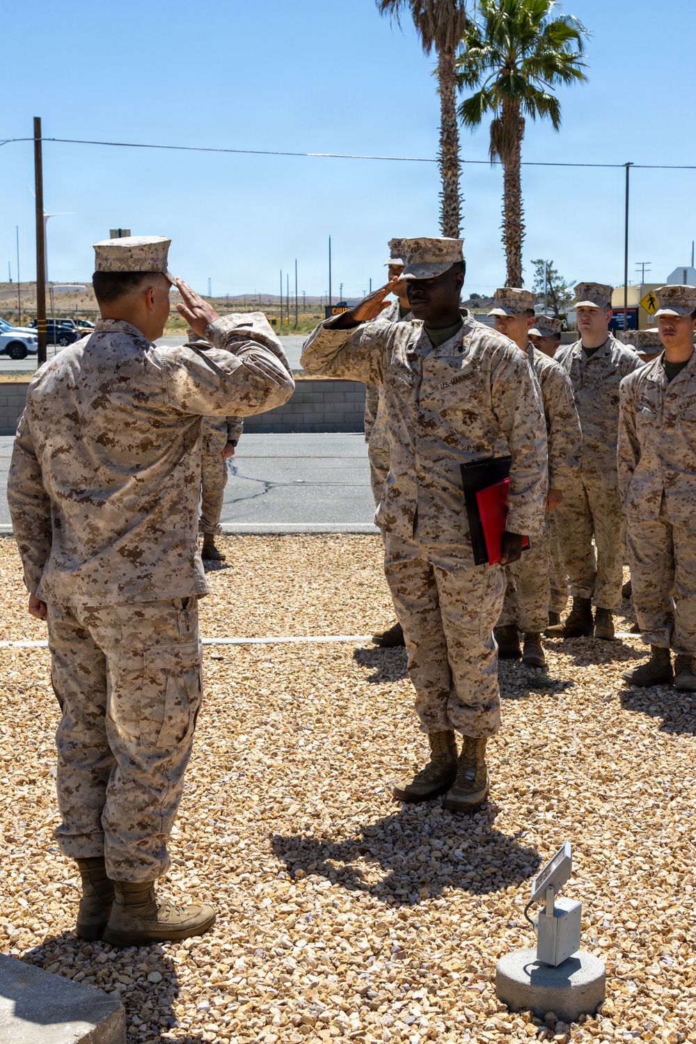 Sgt. Joseph Kwitonda's award formation