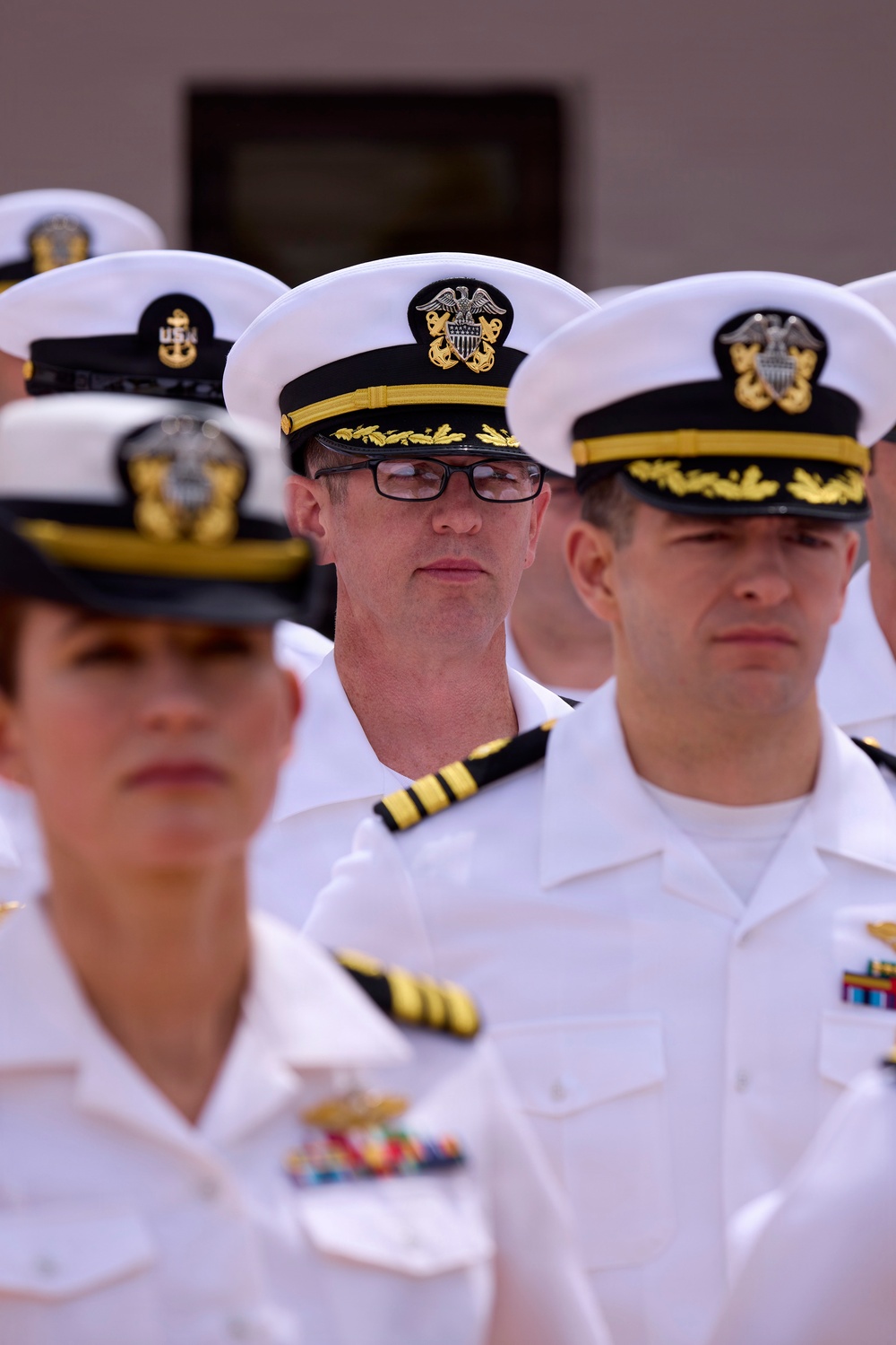 NMRTC Rota Highlights Tradition, Readiness During Dress White Inspection