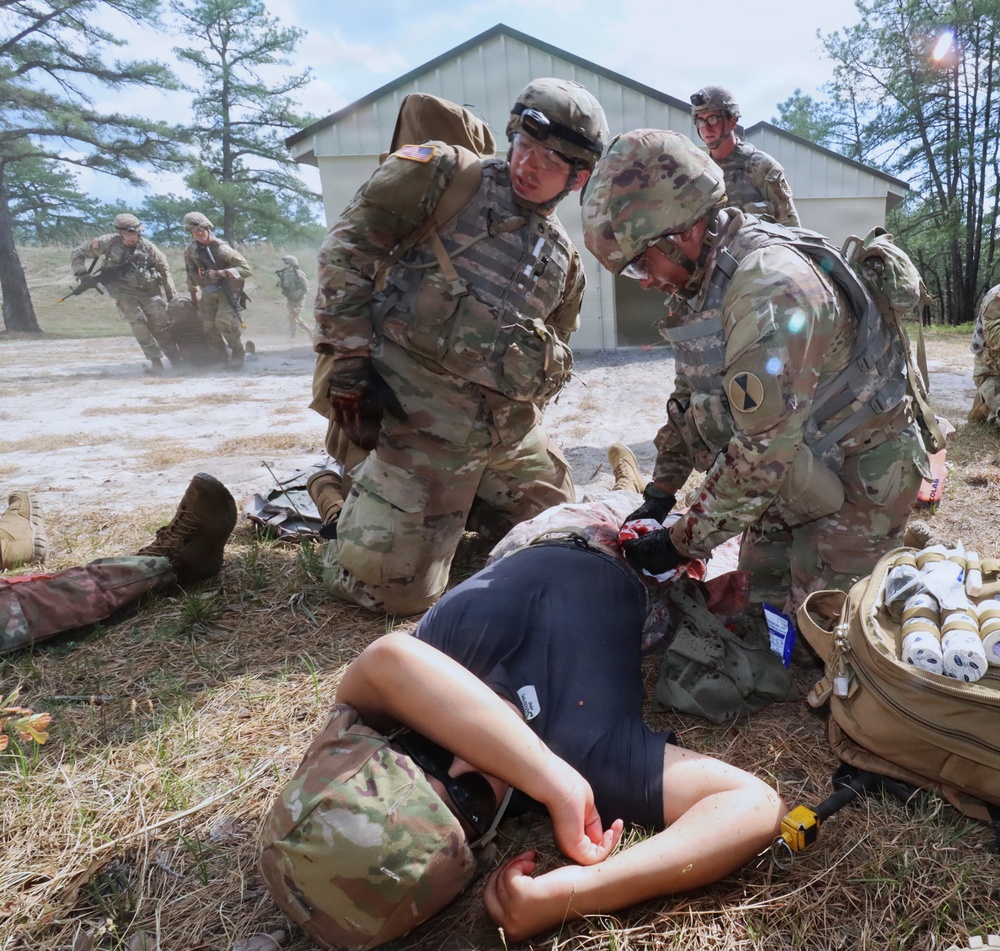JB MDL- 1-254th Regiment Transition Course Students Perform Lifesaving Interventions