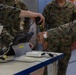 U.S. Marines conduct evacuation control center training in Sweden