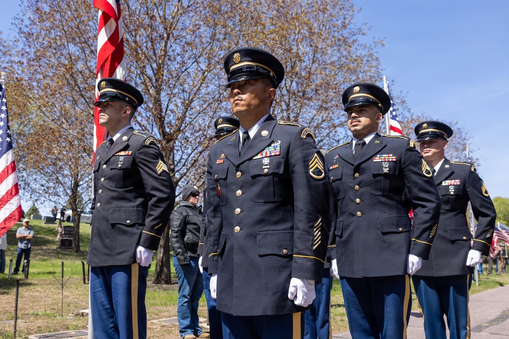 WWII Medal of Honor recipient Capt. Willibald Bianchi laid to rest