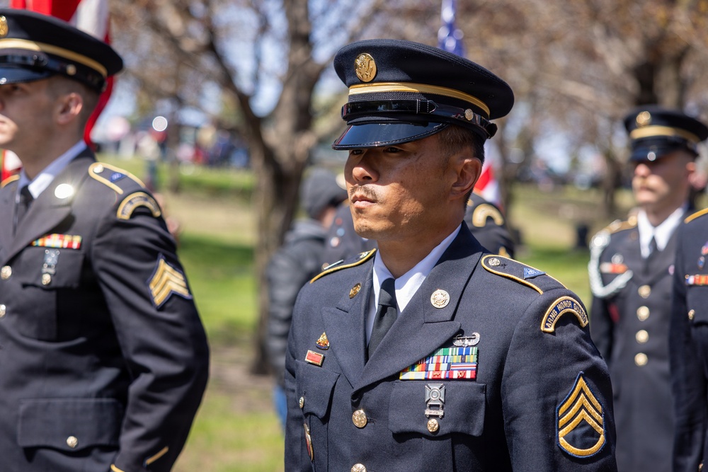 WWII Medal of Honor recipient Capt. Willibald Bianchi laid to rest