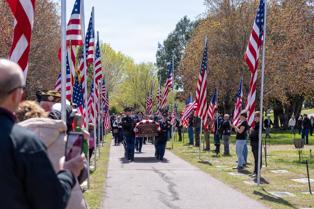 WWII Medal of Honor recipient Capt. Willibald Bianchi laid to rest