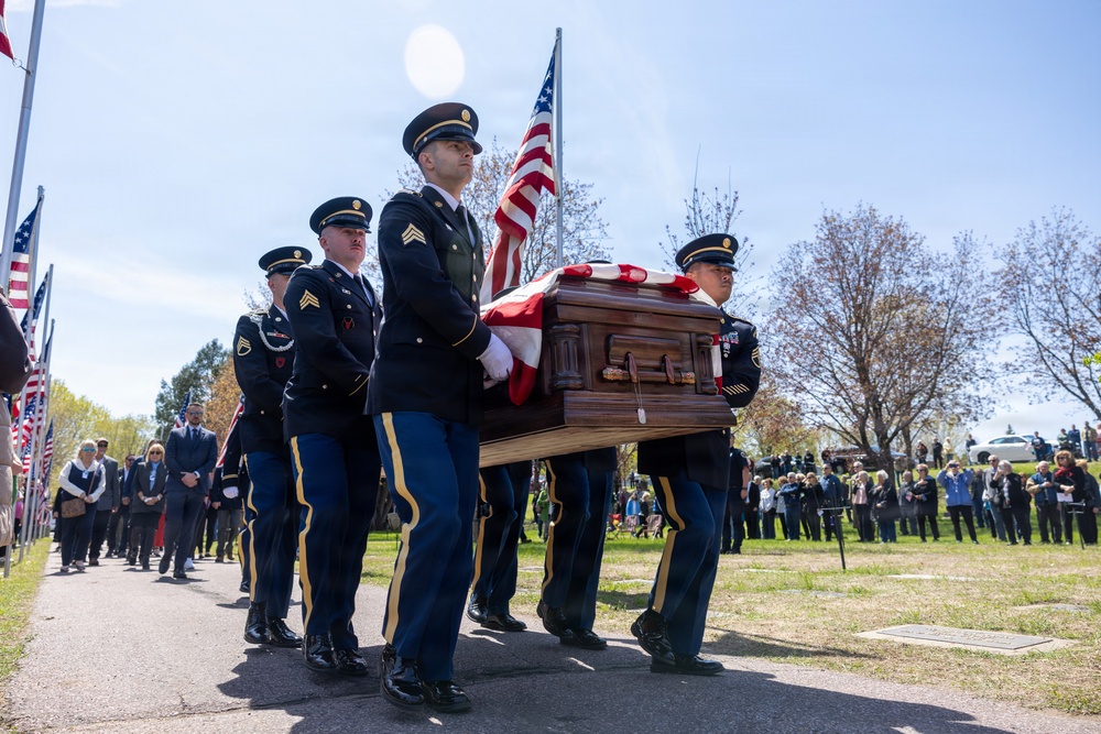 WWII Medal of Honor recipient Capt. Willibald Bianchi laid to rest