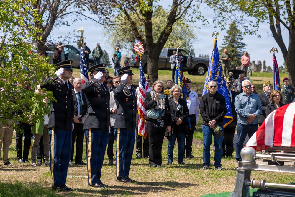 WWII Medal of Honor recipient Capt. Willibald Bianchi laid to rest