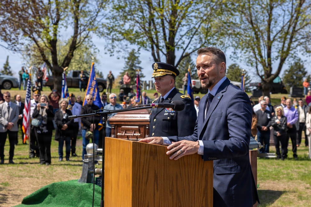 WWII Medal of Honor recipient Capt. Willibald Bianchi laid to rest