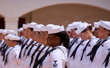 NMRTC Rota Highlights Tradition, Readiness During Dress White Inspection