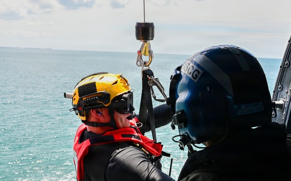 Coast Guard Air Station Clearwater conduct search and rescue training