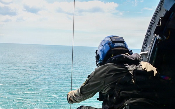 Coast Guard Air Station Clearwater conduct search and rescue training