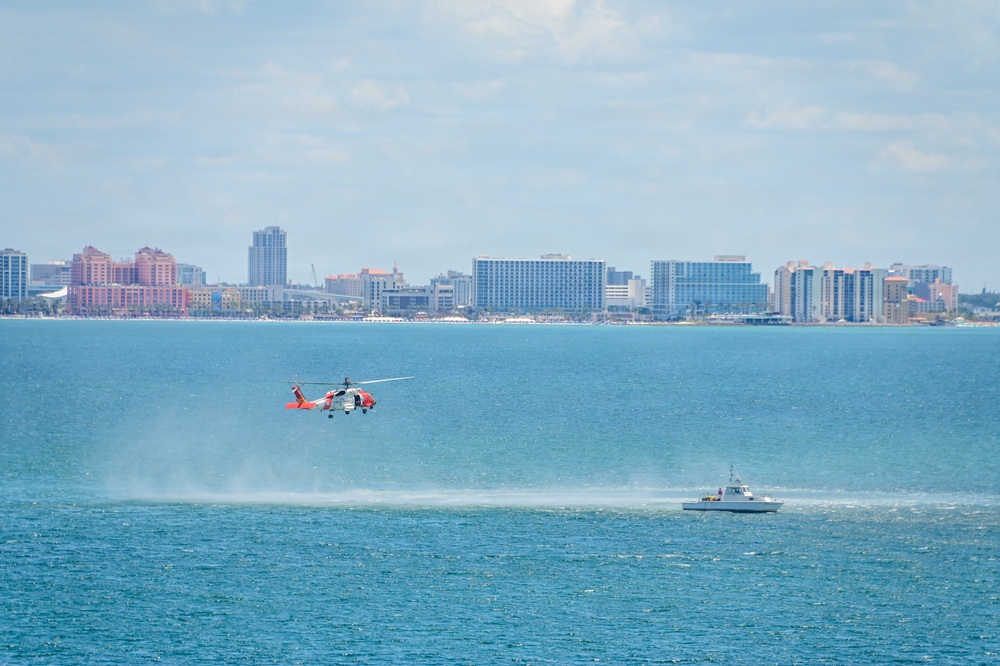 Coast Guard Air Station Clearwater conduct search and rescue training