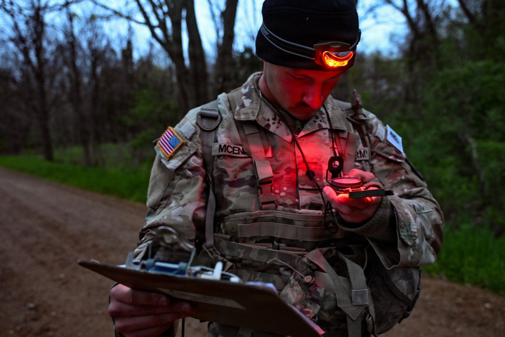 Regional Best Warrior Competition 2026: Night Land Navigation