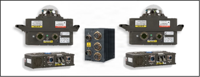 CIRCM System (2 Pointer Trackers, 2 Lasers and 1 System Processing Unit)