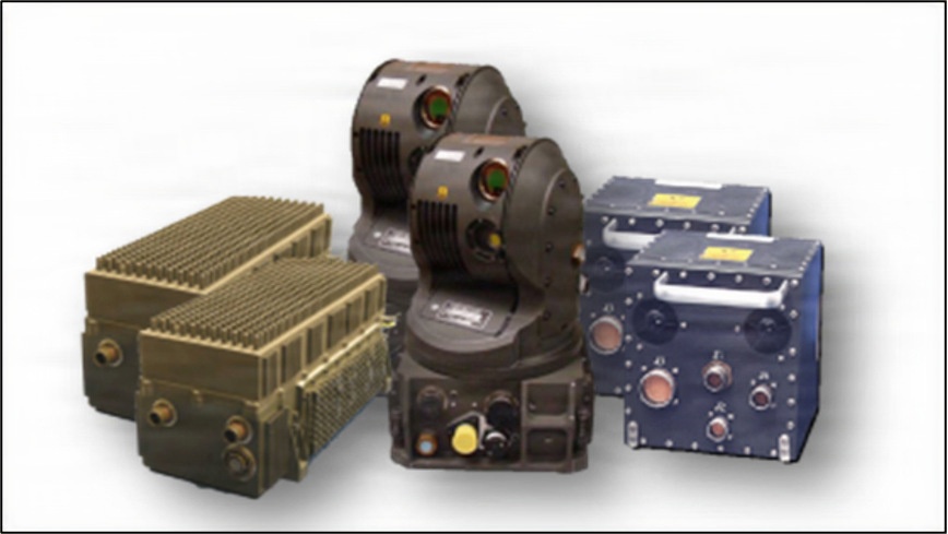 ATIRCM System (2 Multi-Band Lasers, 2 IR Jam Heads, and 2 Jam Head Control Units)
