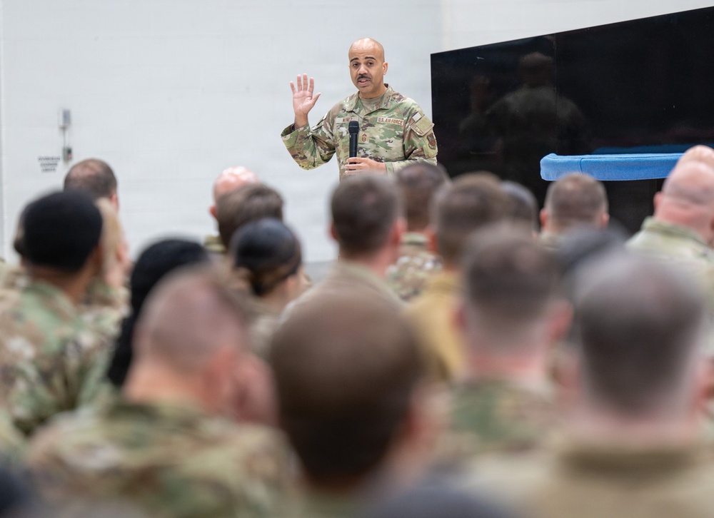 AFRC senior enlisted advisor visits Wright Patterson Air Force Base