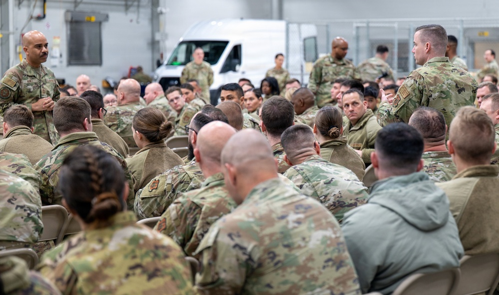 AFRC senior enlisted advisor visits Wright Patterson Air Force Base
