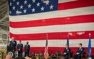 103d Airlift Wing welcomes new commander during change of command ceremony