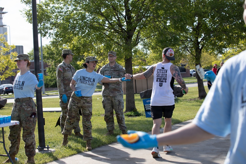 National Guard Participates in 2026 Lincoln Marathon