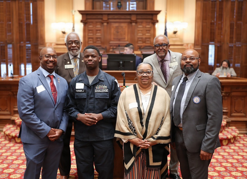 Georgia State Representatives and YCA members pose for group photo