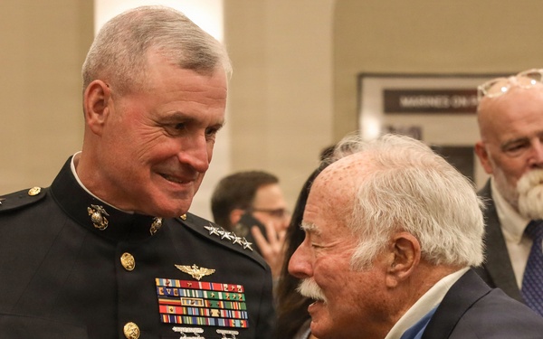 Marine Barracks Washington Hosts Col. Barnum at Evening Parade