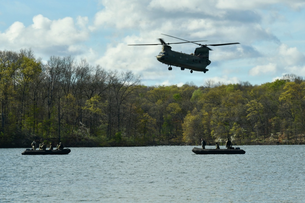 Region IV Best Warrior Competition Helocast Swim