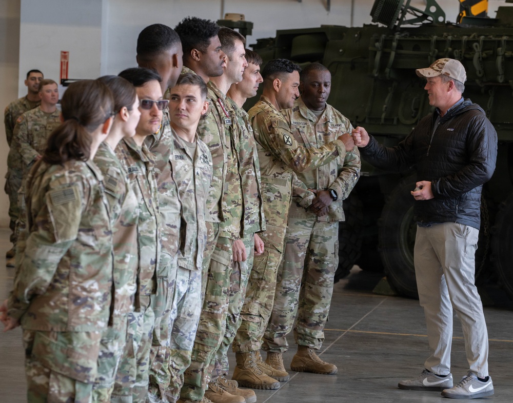 SECARMY visits 10th AAMDC and 12th CAB in Ansbach, Germany