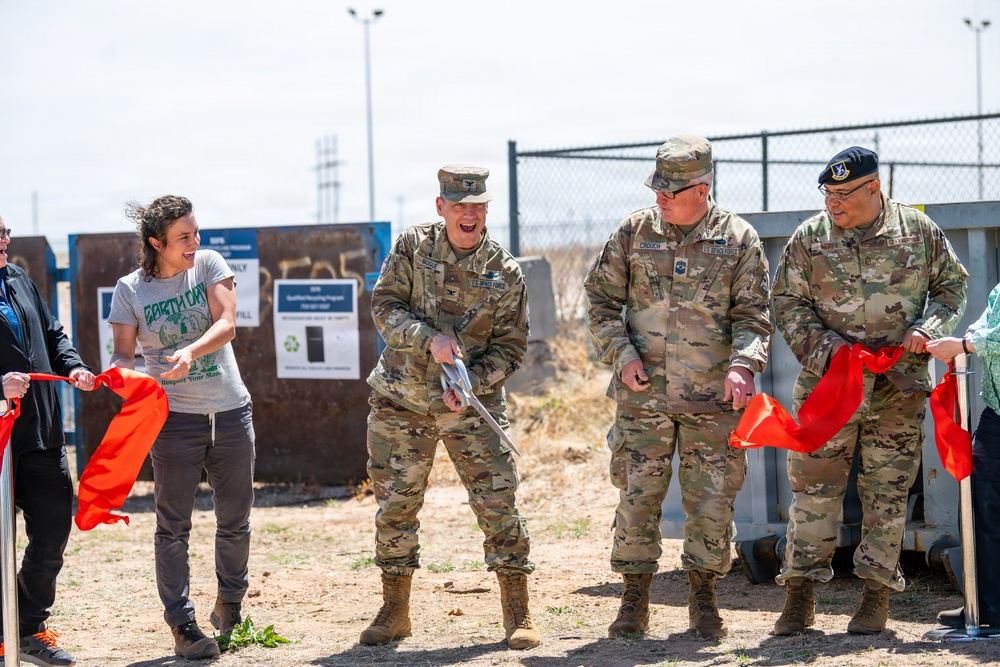 Earth Day Recycling Center Ribbon Cutting