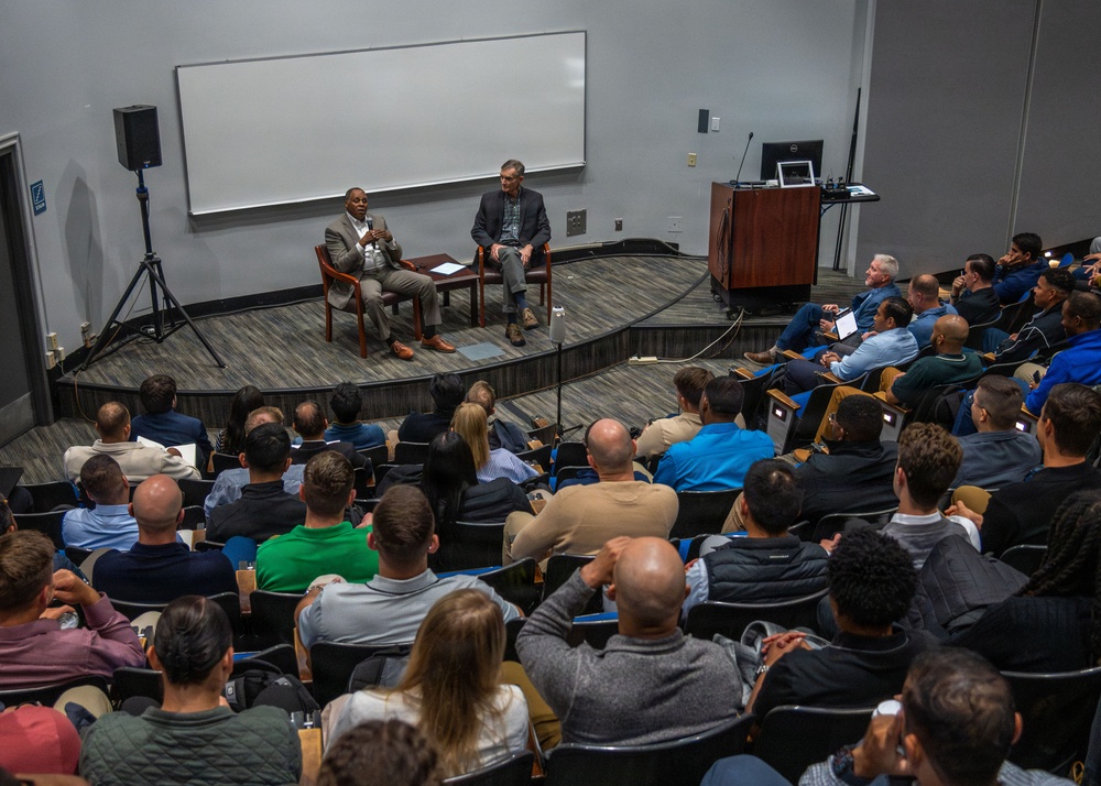 Senior Defense Leader Engages DAFM Students on Global Challenges at NPS