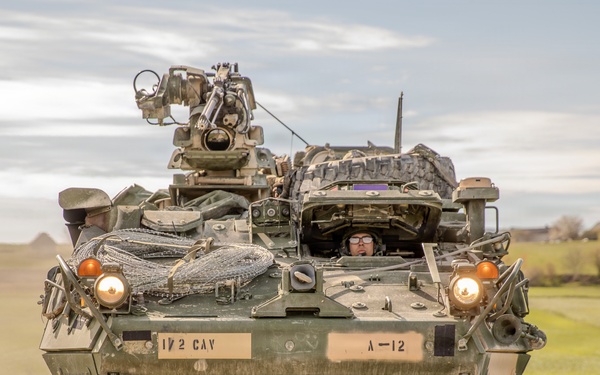 2nd Cavalry Regiment conducts wet gap crossing erected by 809th MRBC.