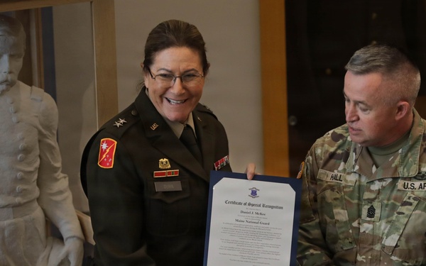 Rhode Island Awards Maine Soldiers