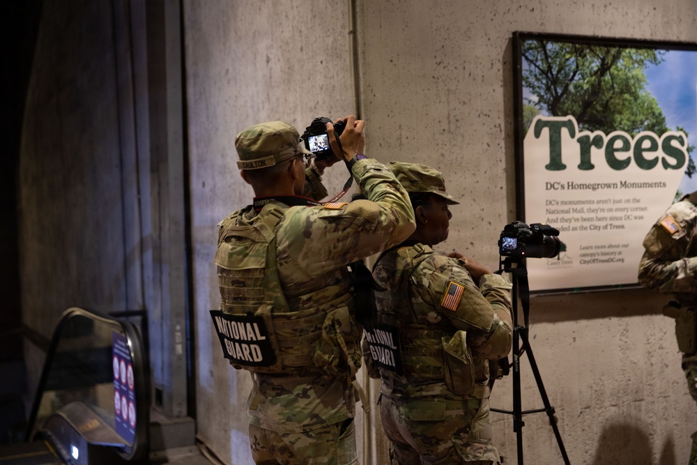 JTF - Public Affairs Specialists cover metro patrol