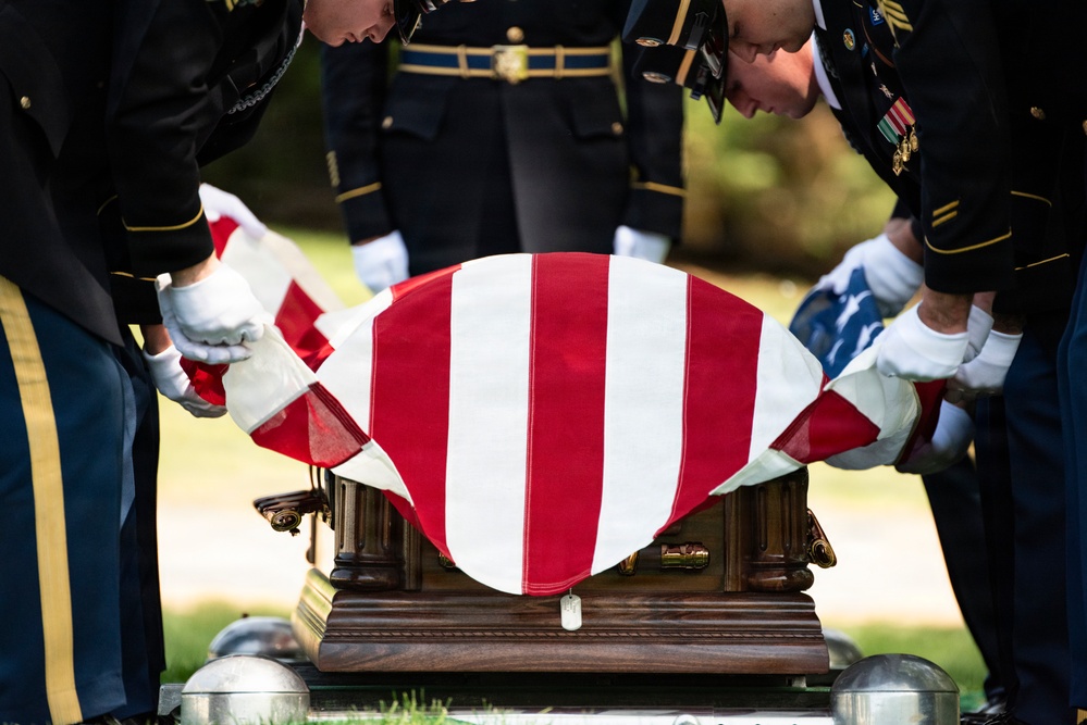 Full Military Funeral Honors with Escort are Conducted for U.S. Army Air Forces Sgt. James Murray in Section 71