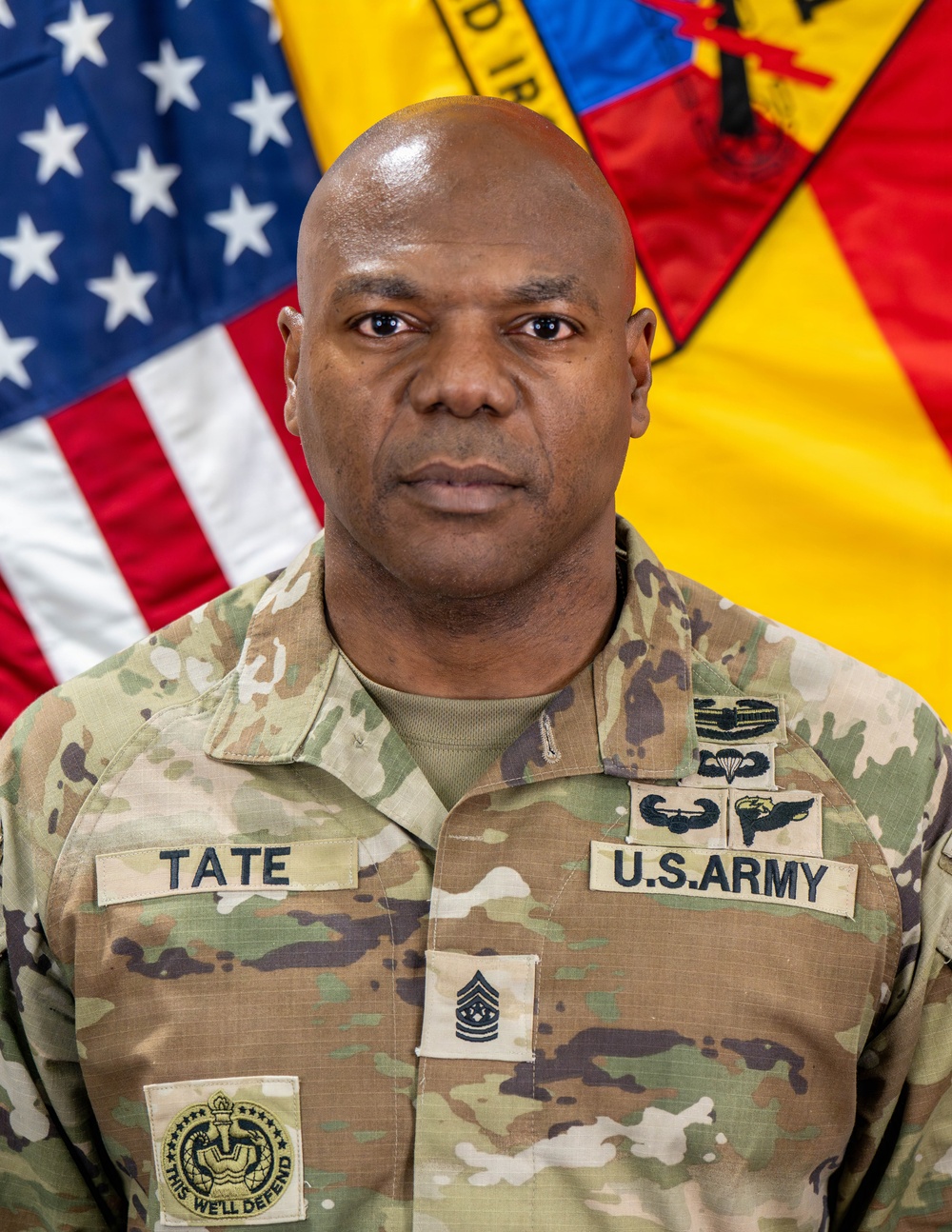 1st Armored Division Command Sergeant Major Carvet Tate
