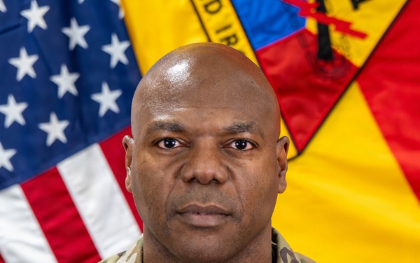 1st Armored Division Command Sergeant Major Carvet Tate