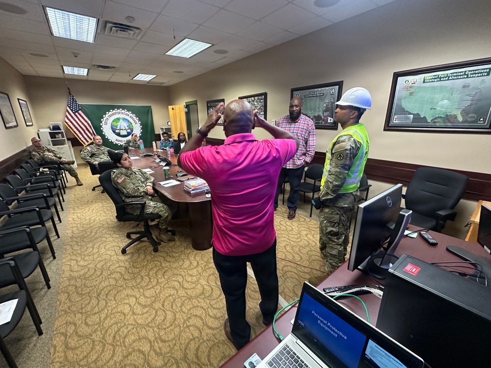 Army, Civilians Team Up for OSHA Training to Strengthen Port Ops Safety