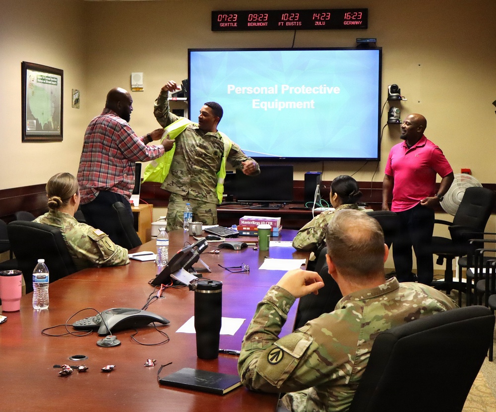 Army, Civilians Team Up for OSHA Training to Strengthen Port Ops Safety