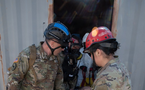 85th Civil Support Team Supports Simulated Trainwreck Response at Camp Williams
