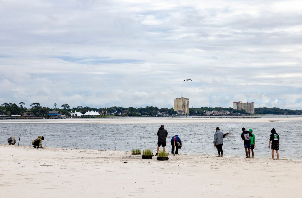 NAS Pensacola Volunteers Restore White Island Shoreline