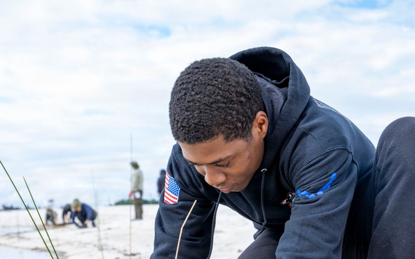 NAS Pensacola Volunteers Restore White Island Shoreline