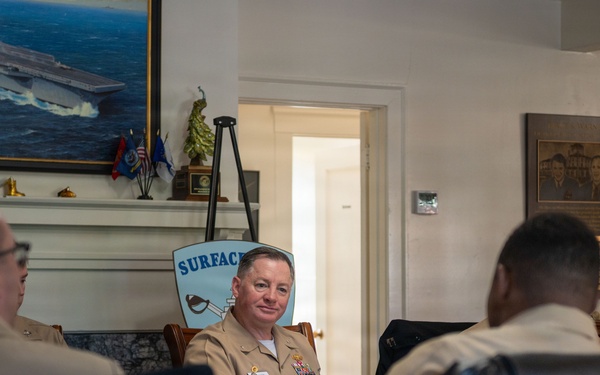 U.S. Navy Rear Adm. T.J. Zerr visits NPS