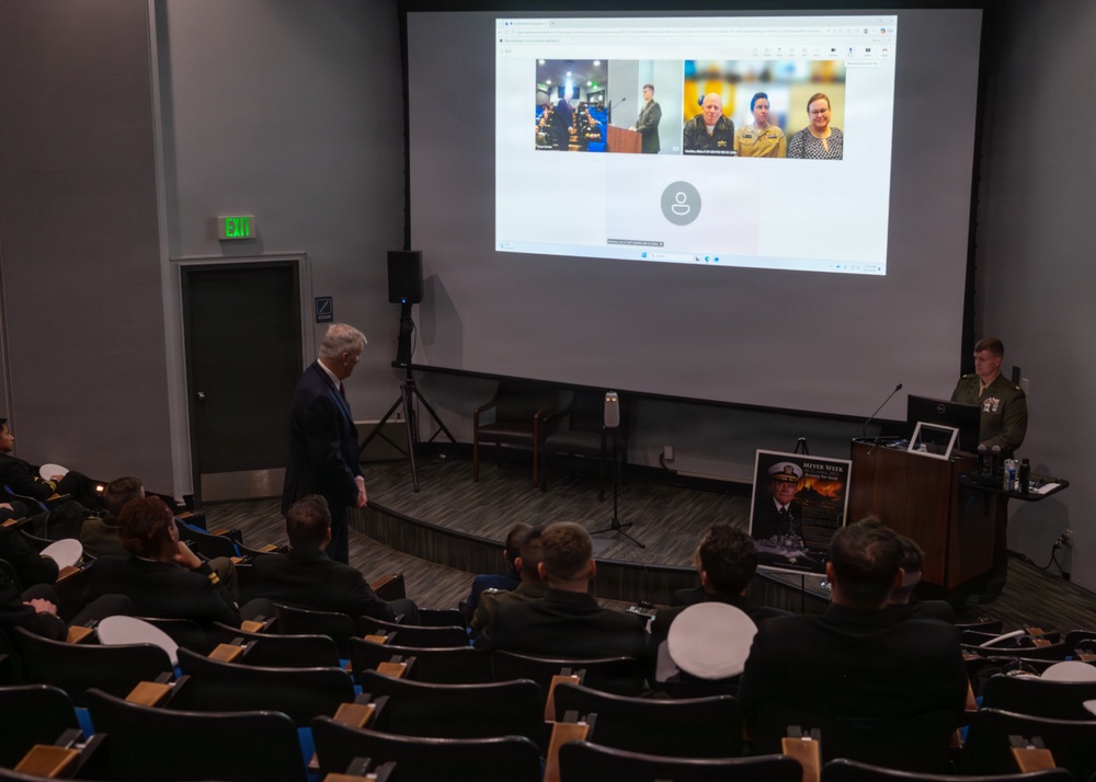 NPS Meyers Scholar Event Honors Adm. Wayne E. Meyer’s Legacy
