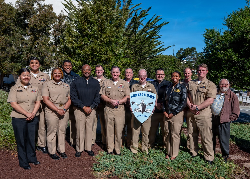 U.S. Navy Rear Adm. T.J. Zerr visits NPS