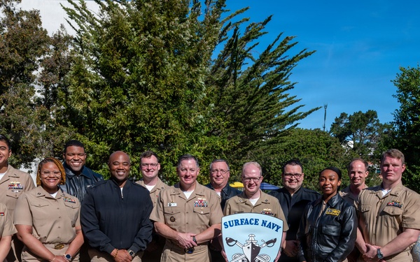 U.S. Navy Rear Adm. T.J. Zerr visits NPS