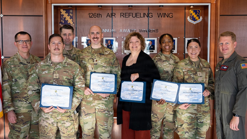 126th Air Refueling Outstanding Airmen of the 1st Quarter